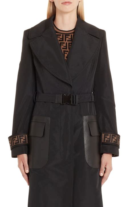 fendi teddy coat|fendi women' s trench coats.